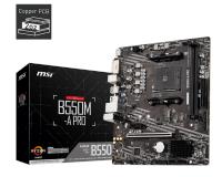 MSI B550M-A PRO AM4 DDR4 4600(OC) HDMI VGA DP M.2 USB3.2 MATX - 1